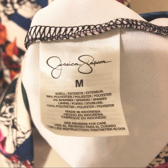 Jessica Simpson Kymball Geometric Floral Dress - Picture 8 of 9